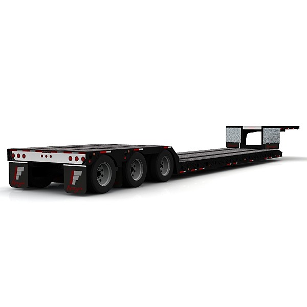 fontaine renegade lowboy extendable 3d model - Fontaine LXT40 Renegade extendable lowboy by bansheewoj